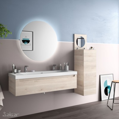 Movél MONTERREY 1200 1 gaveta metálica NATURAL 1197 x 270 x 450 mm