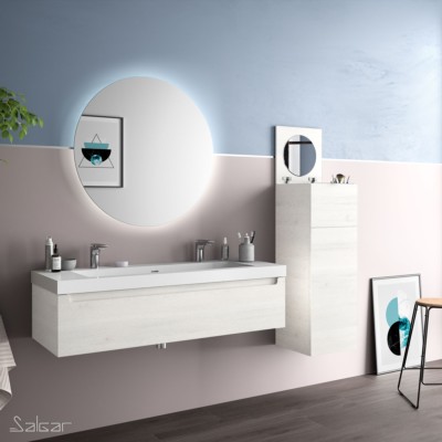 Movél MONTERREY 1200 1 gaveta metálica SBIANCATO 1197 x 270 x 450 mm