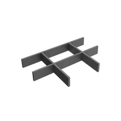 Separadores Para gaveta inferior S45 600 CARBON-TX 523 x 80 x 324 mm