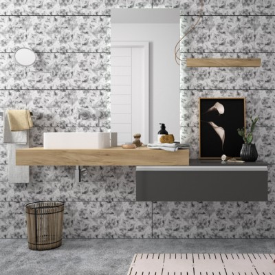 Tampo COMPAKT 51 de 801 até 1000 mm, para lavatório de pousar CARVALHO ÁFRICA