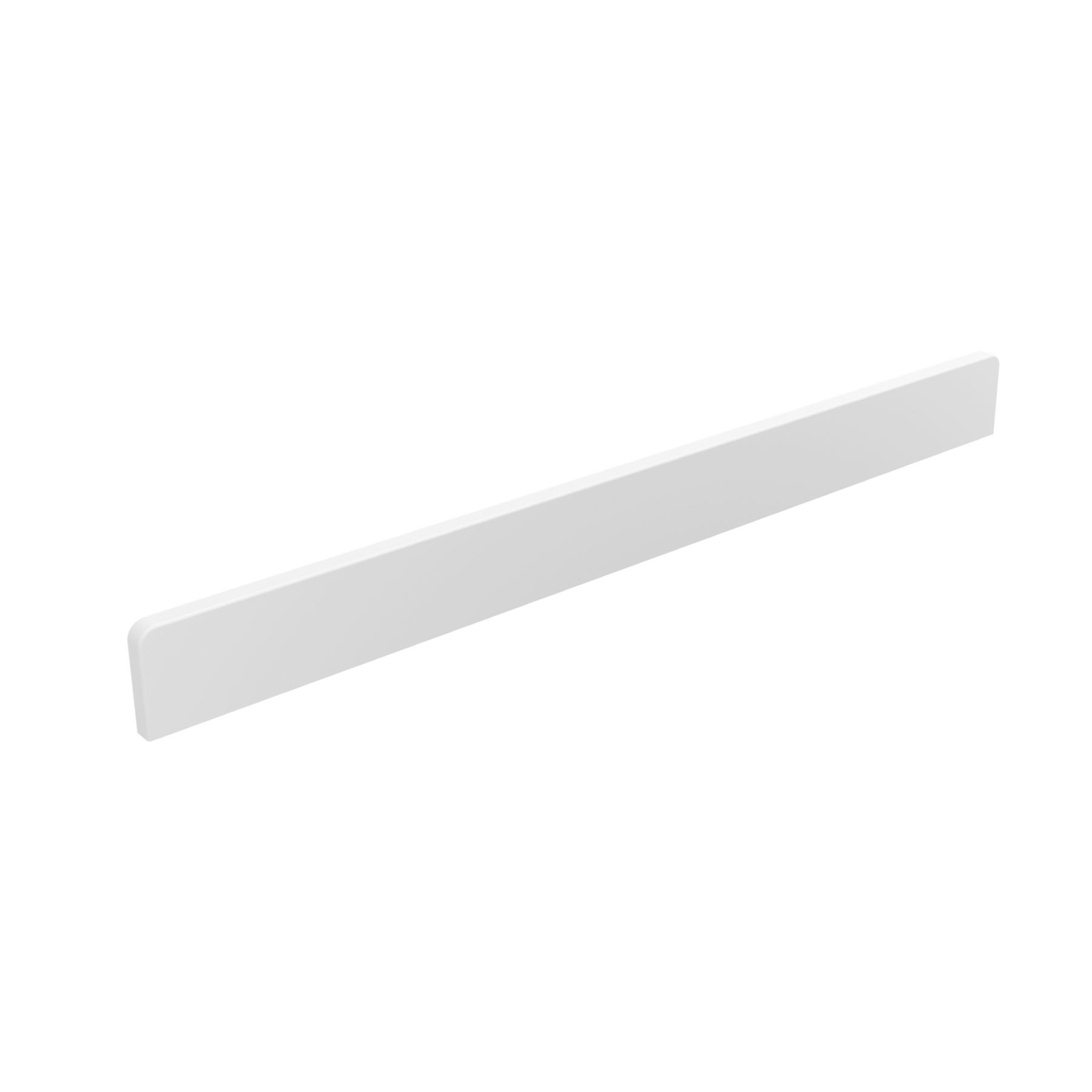 Power strip matt WHITE to 1000 mm