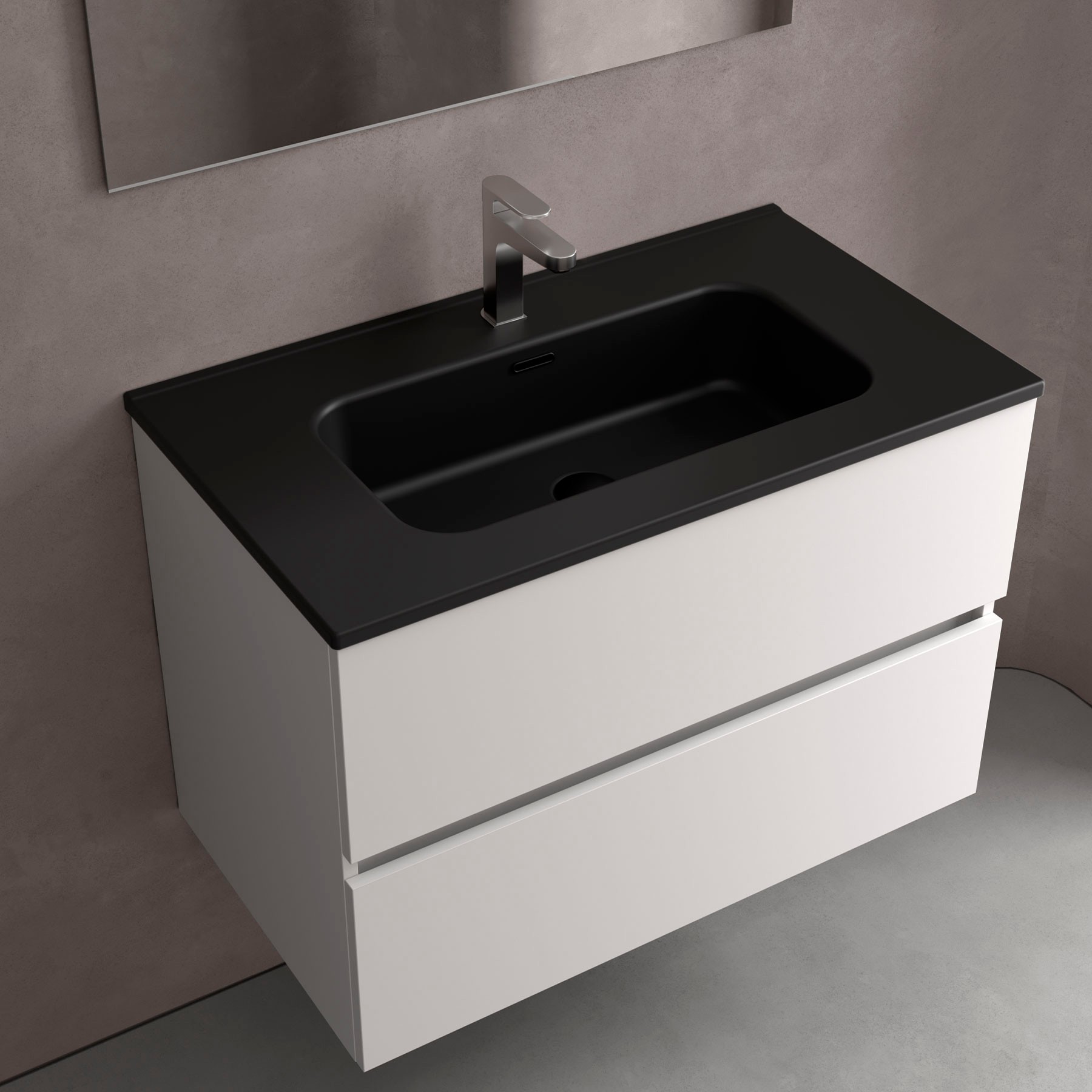 Specchio Ovale Senza Cornice Horizon ENKI – 400x600 Mm, Bordo Lucido, Design Moderno