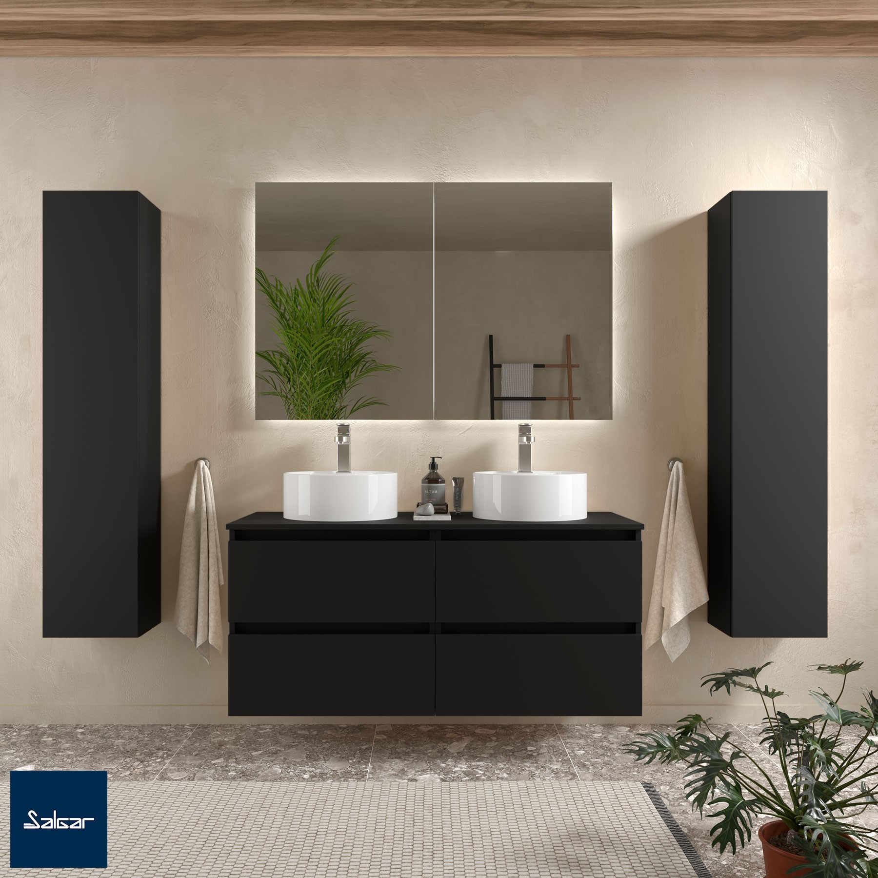 Kit Meuble-lavabo Delta Business Class Par Essential Elements - Neuf