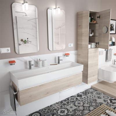 Movél SPIRIT 1200 1 gaveta metálica NATURAL 1194 x 270 x 450 mm