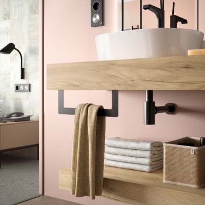 Toalheiro COMPAKT PETRO MATE 330 x 100 mm