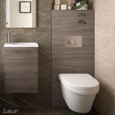 Nuovo 2020 - Coperchio del serbatoio WC UNIT ROVERE ETERNITY